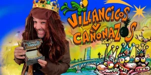 El Rey Pirata Magadolfo I celebrando la Navidad con familias en Triana, entre villancicos, magia y cañonazos.