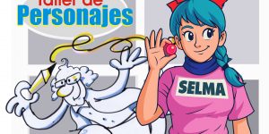 Niños participando en el Taller de Dibujo con el Profesor Boockman y Selma, aprendiendo arte de forma divertida en Sevilla.