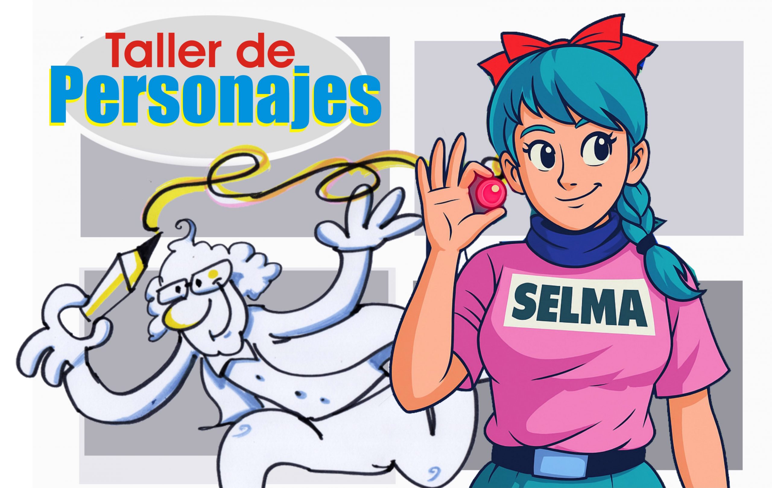 Niños participando en el Taller de Dibujo con el Profesor Boockman y Selma, aprendiendo arte de forma divertida en Sevilla.